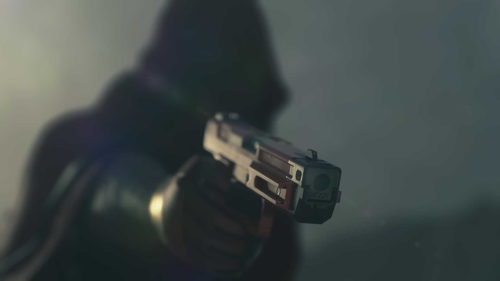 تفنگ نشانه گرفته‌شده به سمت فرجایل یا لو در تریلر دث استرندینگ ۲، اثر استودیو کوجیما پروداکشنز و شرکت سونی