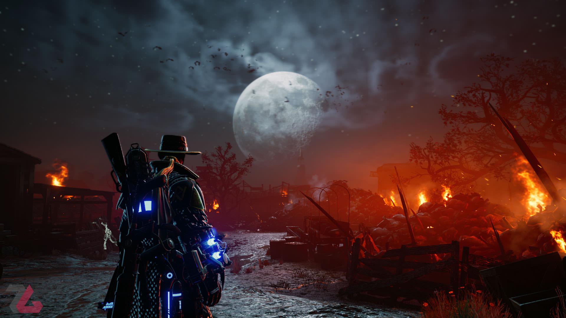 ماه و مرحله شب در بازی Evil West