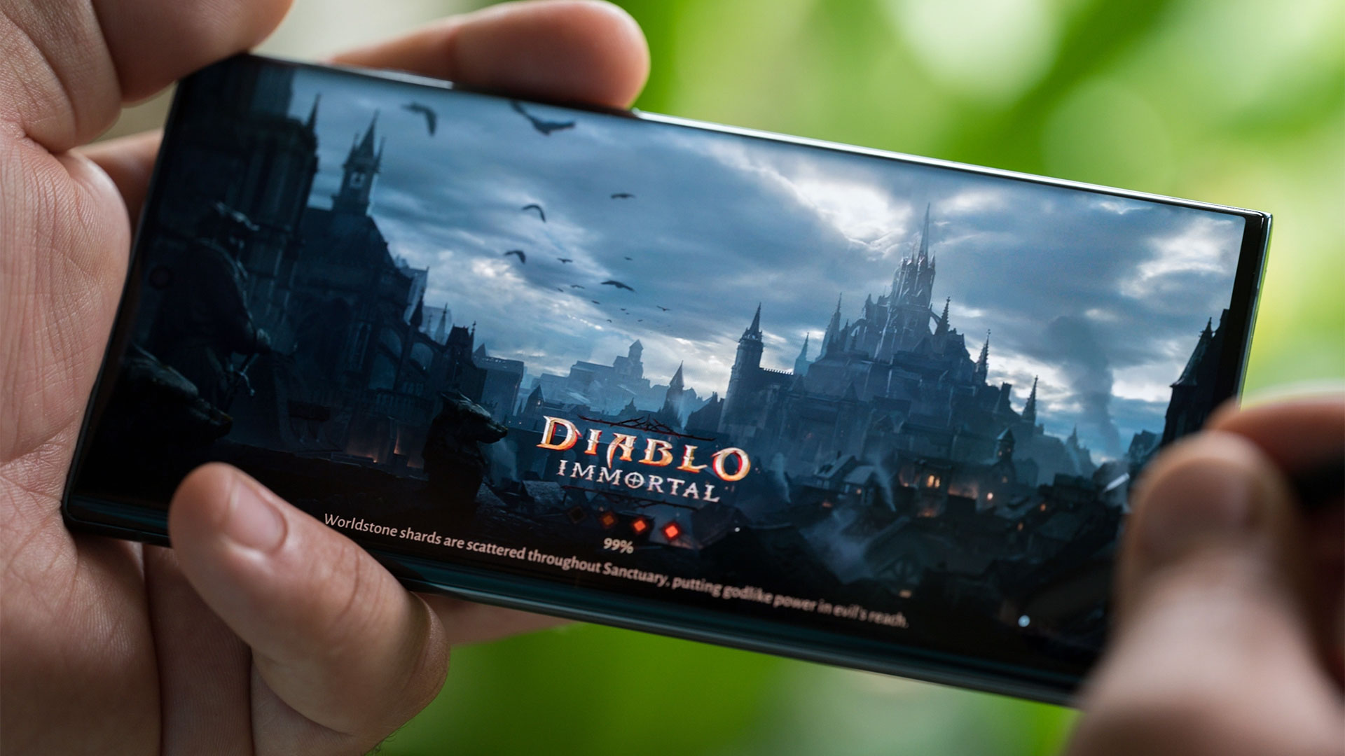 گوشی Galaxy S22 Ultra 5G درحال اجرای بازی دیابلو ایمورتال