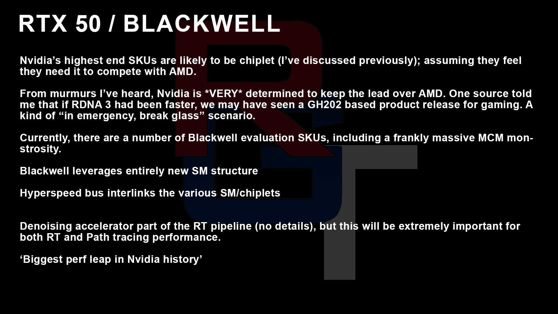 شایعات جدید از سری Blackwell