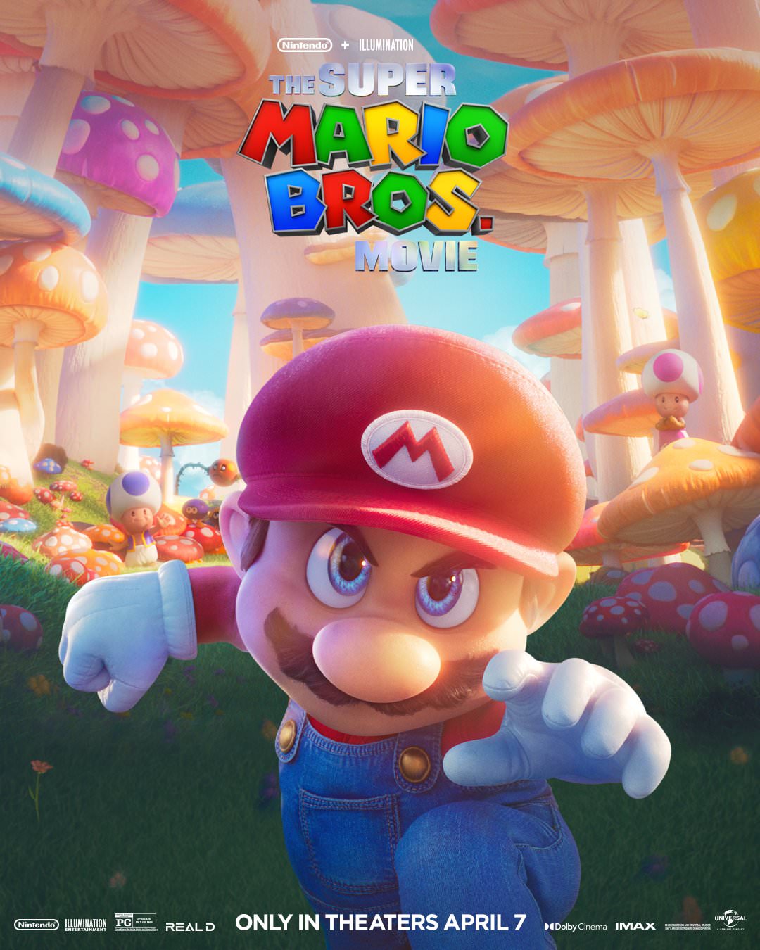 پوستر ماریو در انیمیشن Super Mario Bros.  فیلم