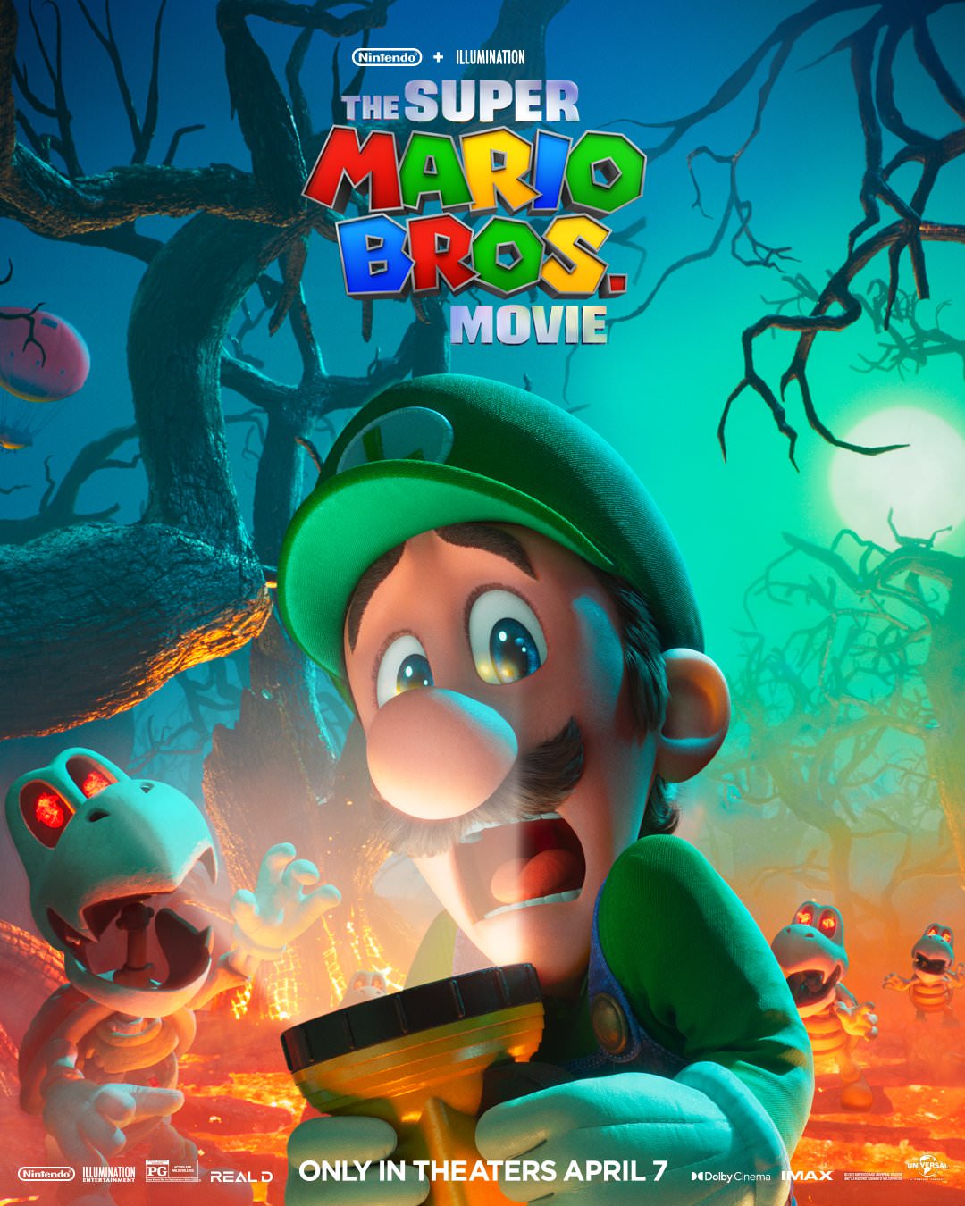 پوستر لوئیجی برای The Super Mario Bros.  فیلم