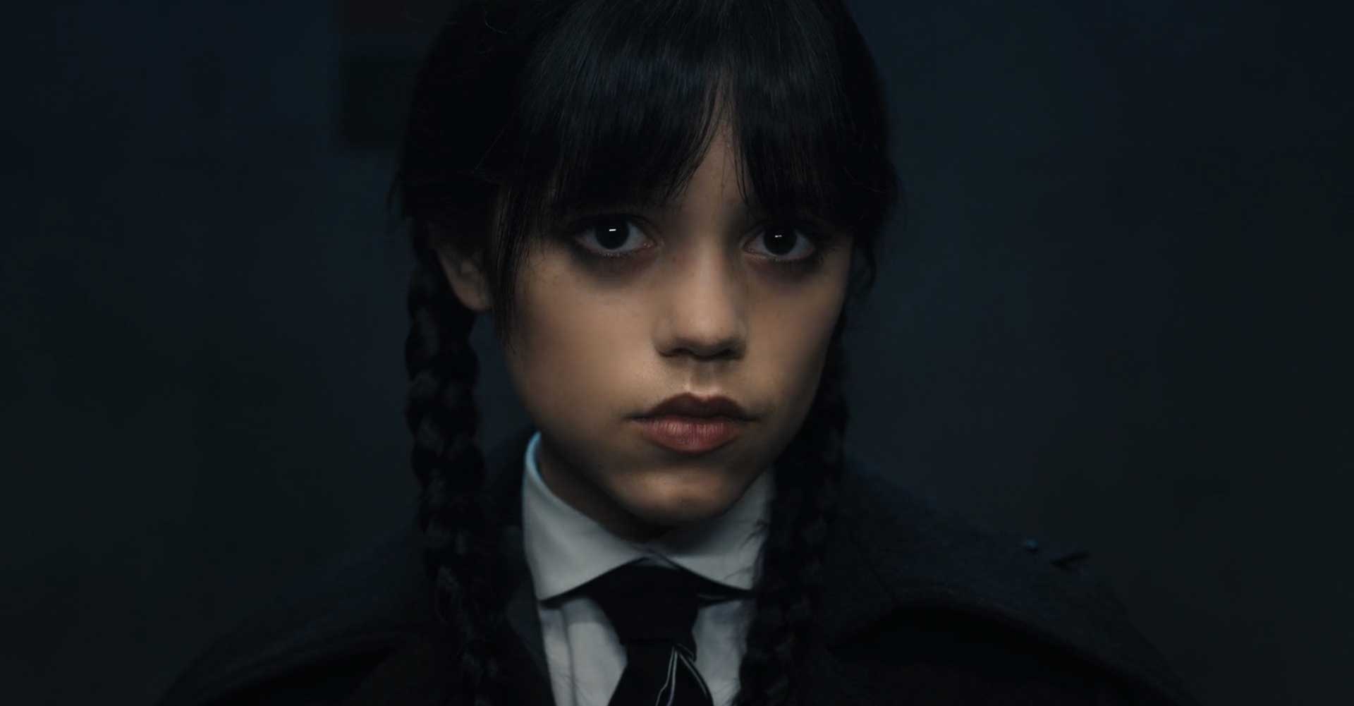 Le personnage de Wednesday Adams dans la première saison de la série Wednesday du réseau en ligne Netflix