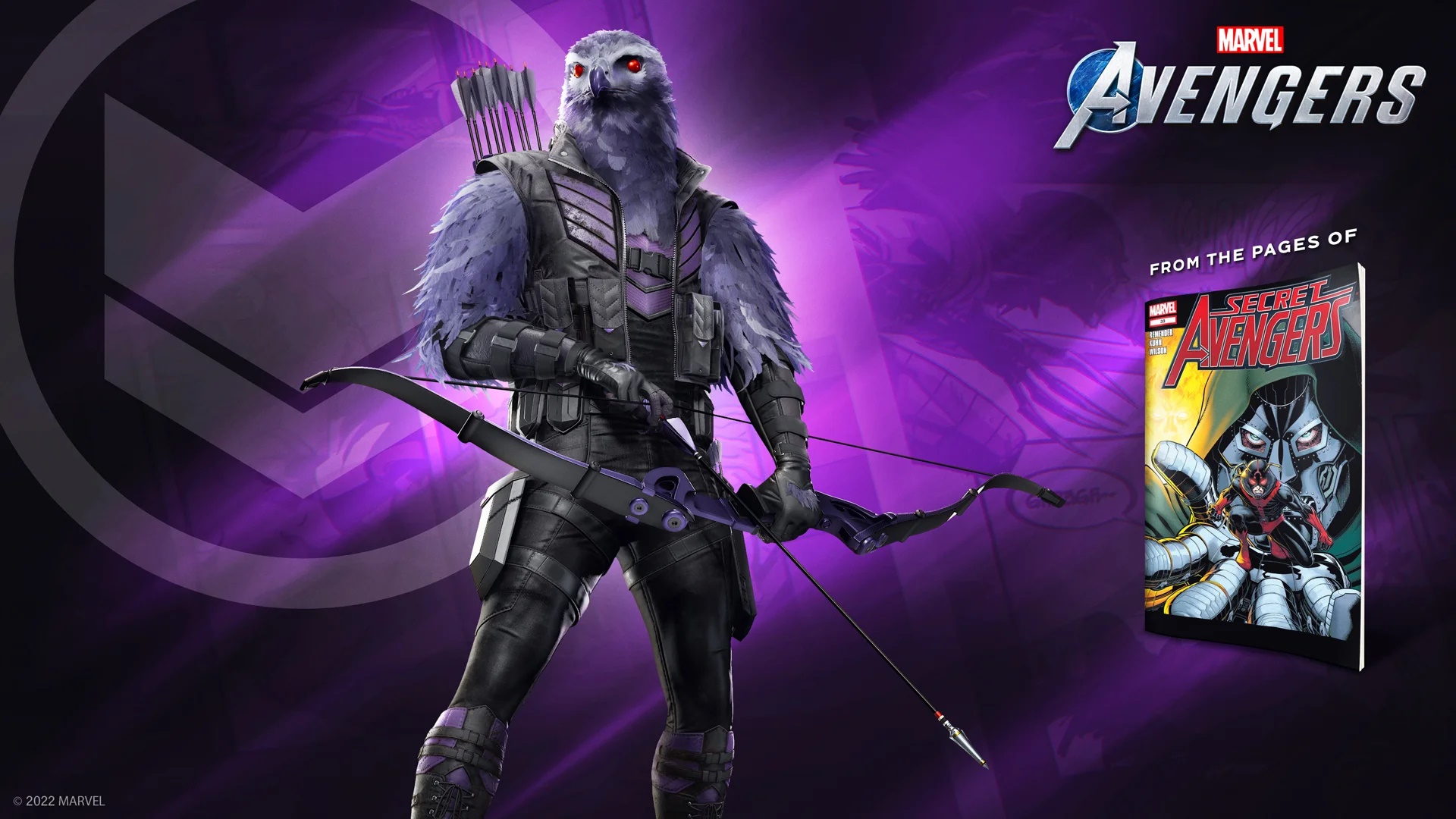 لباس Werehawk شخصیت Hawkeye در بازی Marvel's Avengers