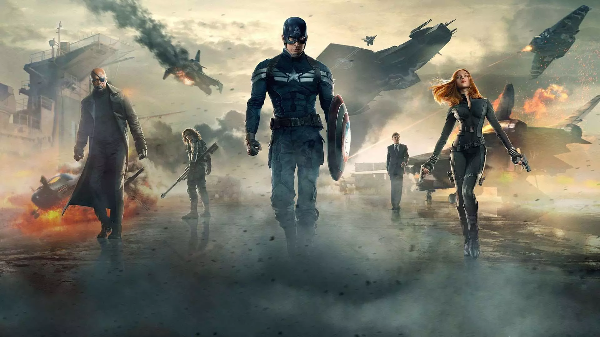 والپیپر فیلم Captain America: The Winter Soldier