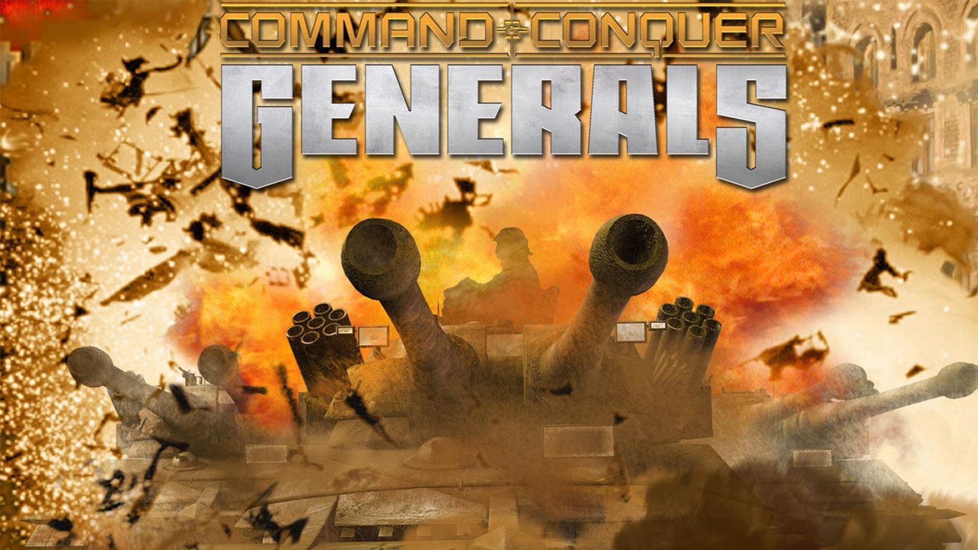 تانک‌ها و انفجار در بازی Command and Conquer: Generals