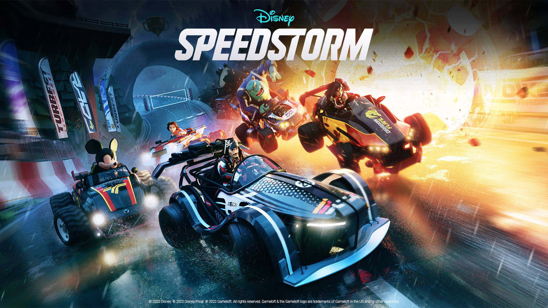 رونمایی از بازی ریسینگ و رایگان Disney Speedstorm با یک تریلر
