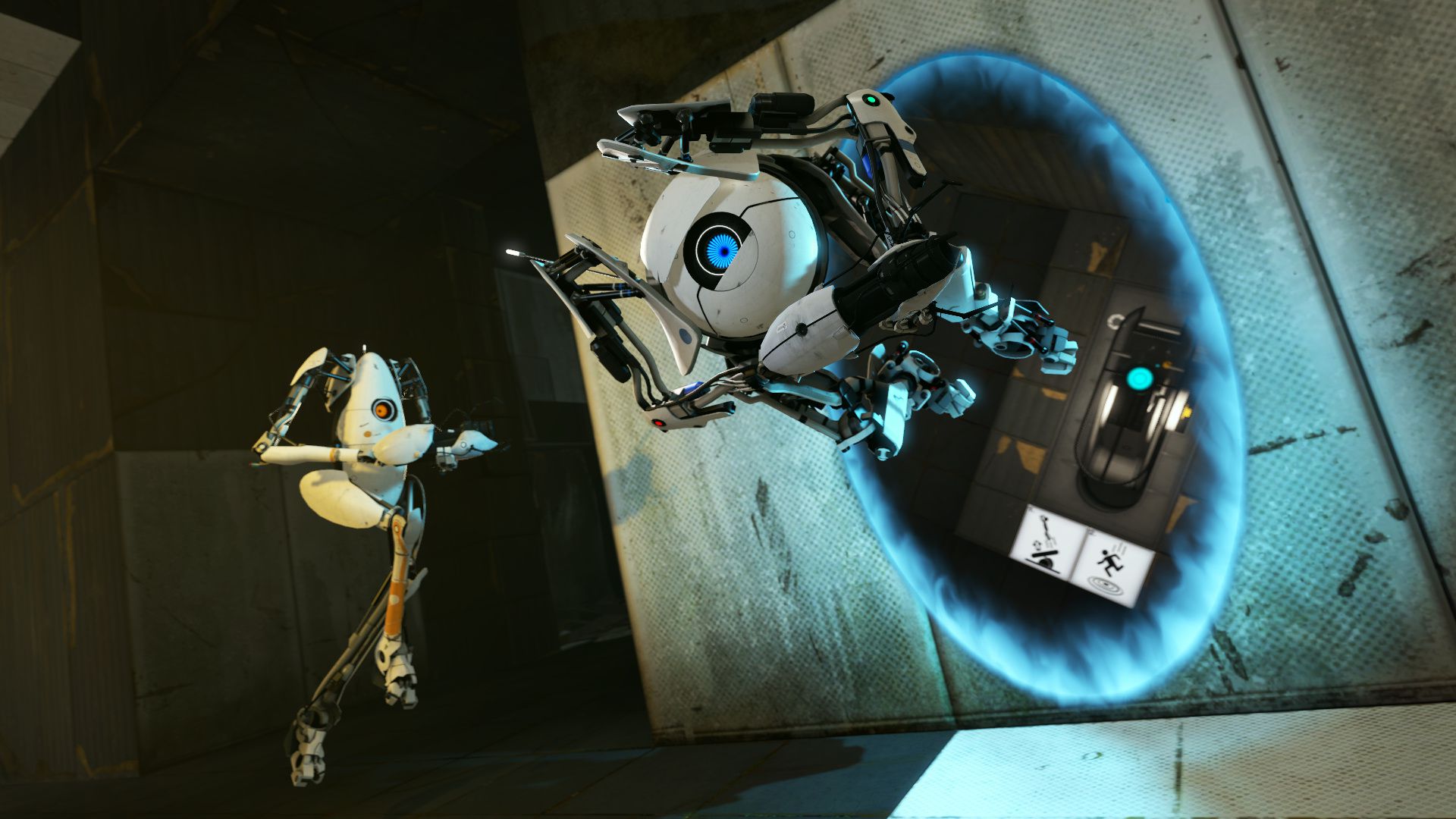 تصویری از بخش مولتی پلیر بازی Portal 2