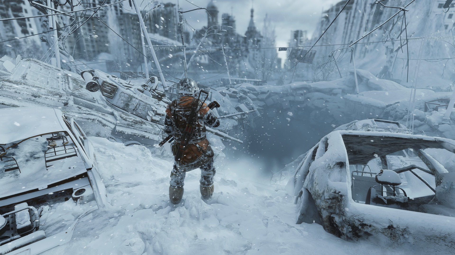 کاوش در برف در بازی Metro Exodus