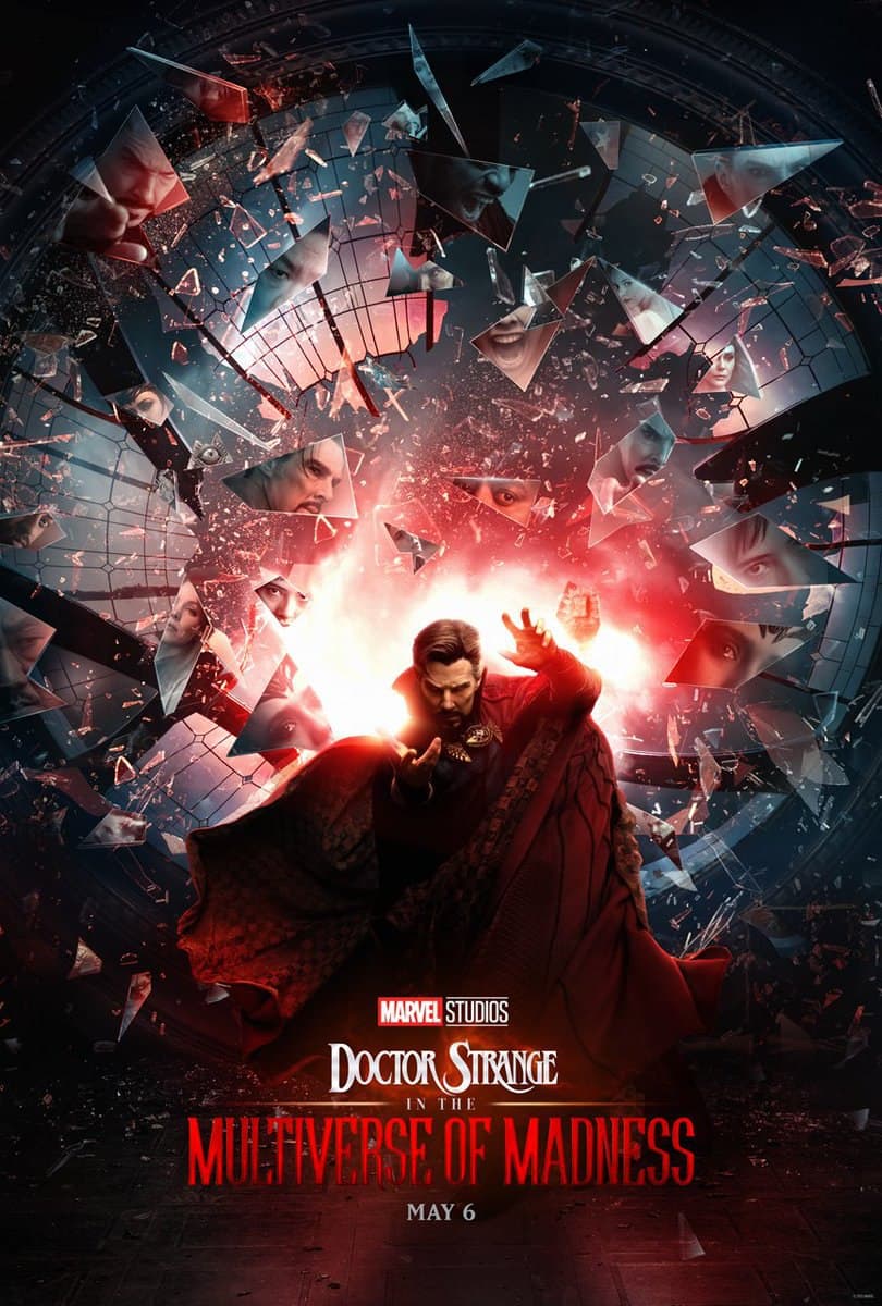 بندیکت کامبربچ در نقش دکتر استرنج در پوستر جدید فیلم Doctor Strange in the Multiverse of Madness