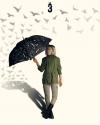 ریتو آریا در پوستر شخصیت فصل سوم سریال The Umbrella Academy