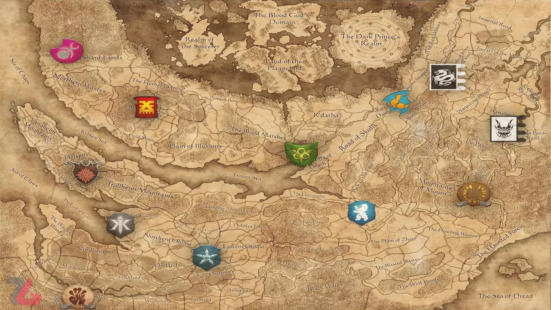 نقشه بازی Total War: Warhammer 3