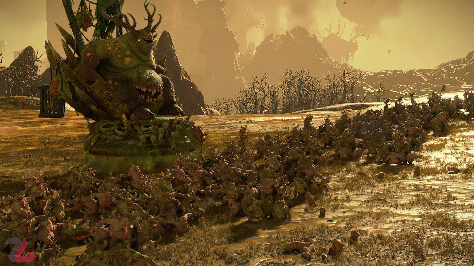 نژاد Nurgle در بازی Total War: Warhammer 3