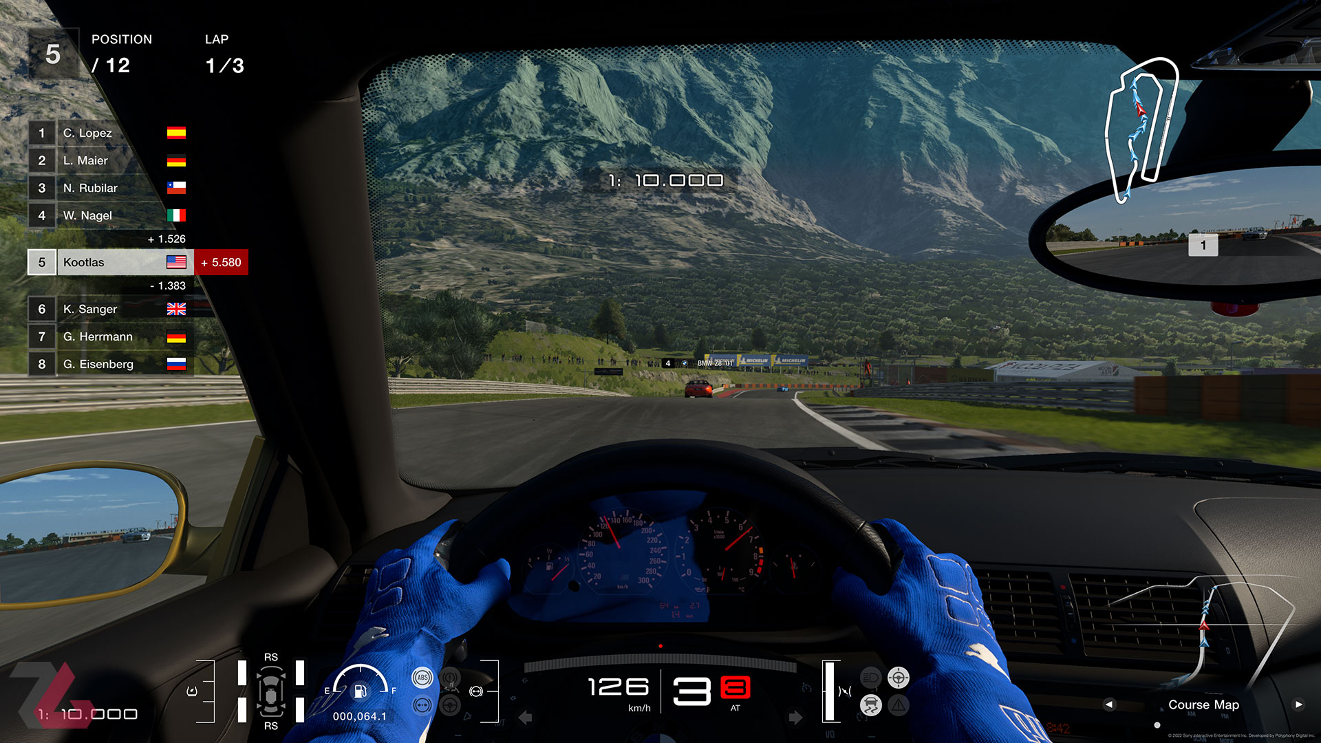 پیست کوهستانی بازی Gran Turismo 7