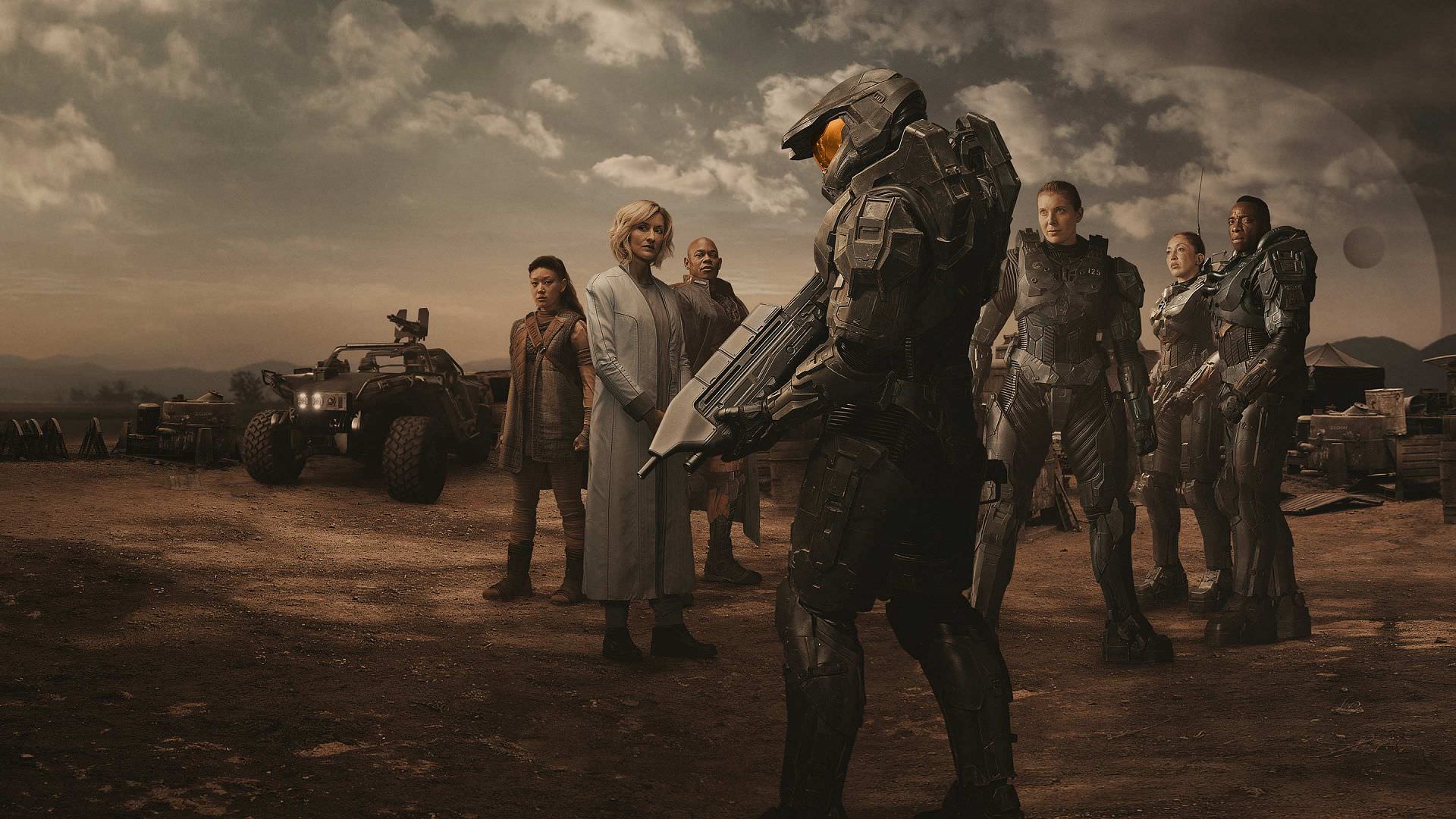 نسخه عریض پوستر رسمی سریال Halo