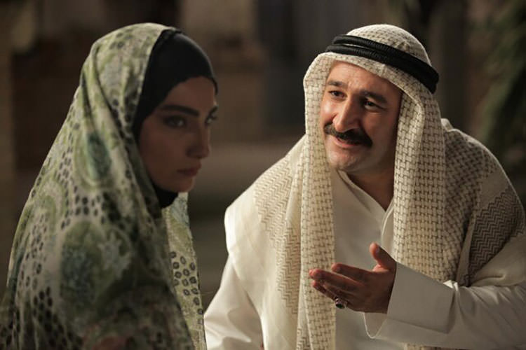 شخصیت های سریال نجلا با لباس عربی