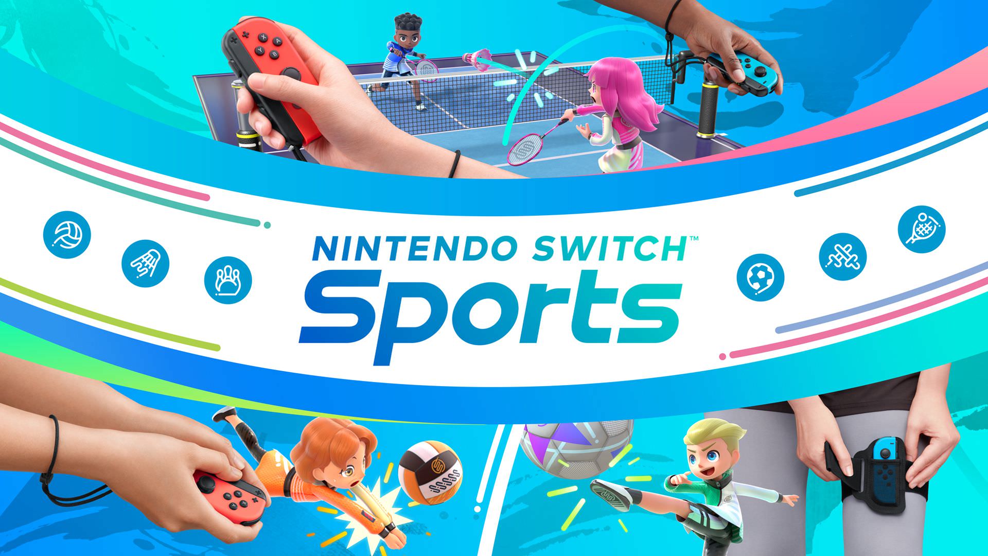 گیمرهای کوچک و بزرگ در تریلر زمان عرضه بازی Nintendo Switch Sports
