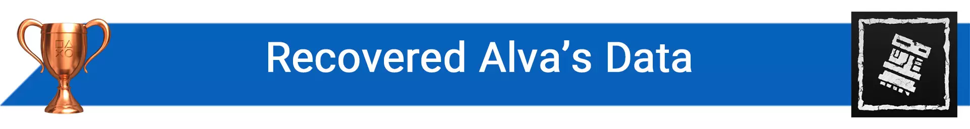 تروفی Recovered Alva’s Data