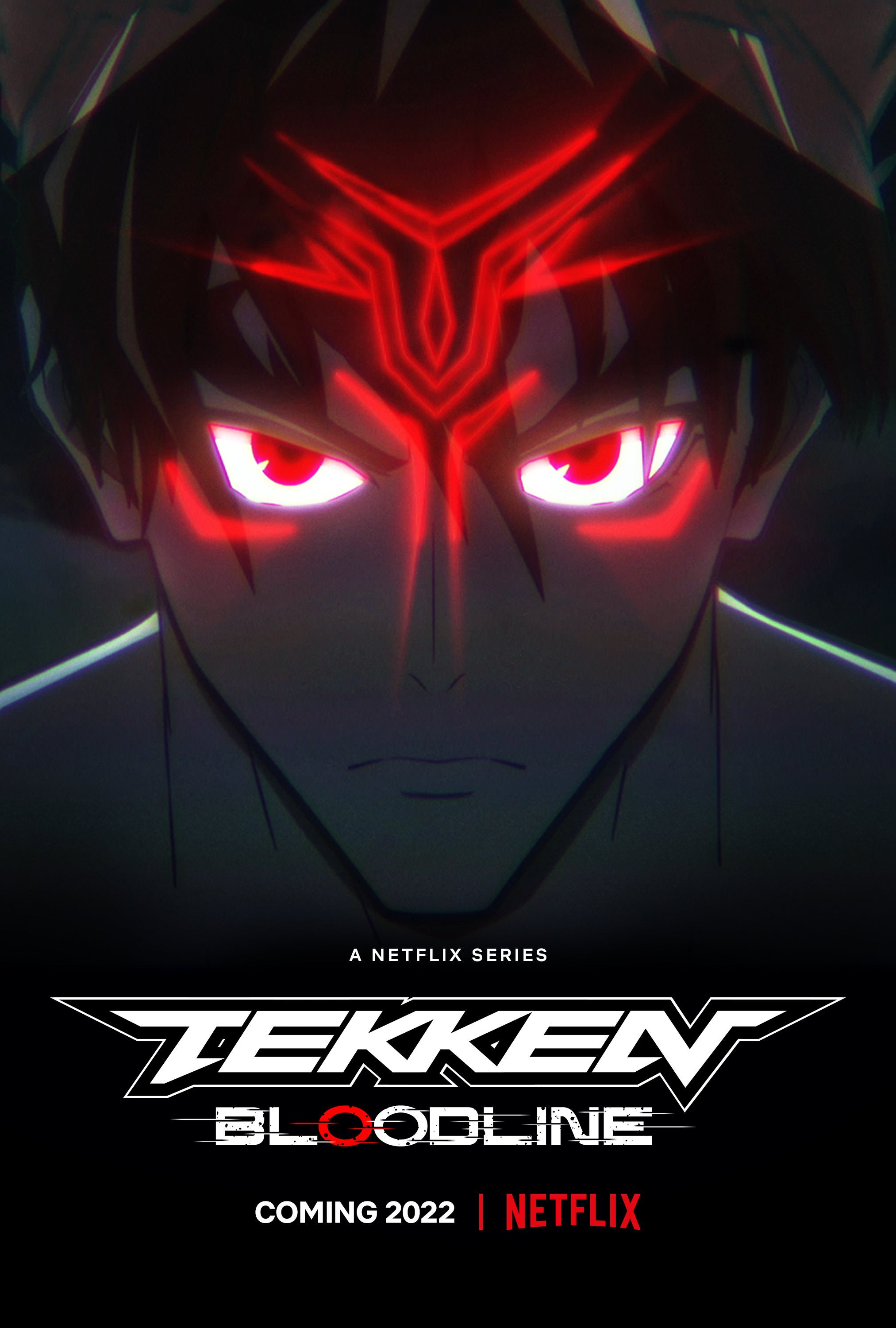 جین کازاما در پوستر انیمیشن سریالی Tekken: Bloodline شبکه‌ی نتفلیکس