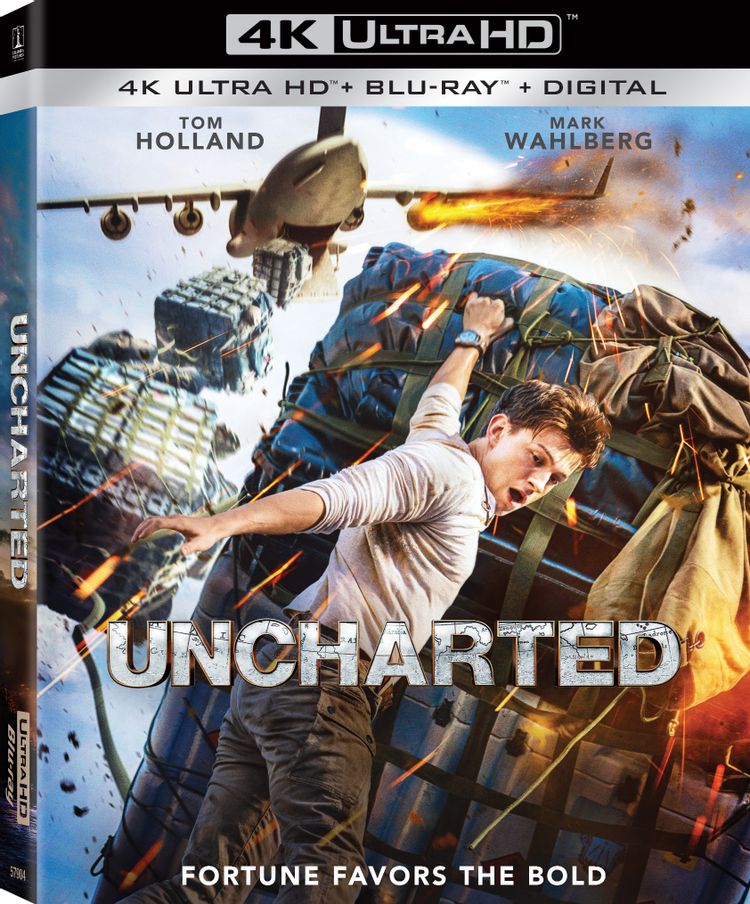 پوستر نسخه خانگی فیلم uncharted