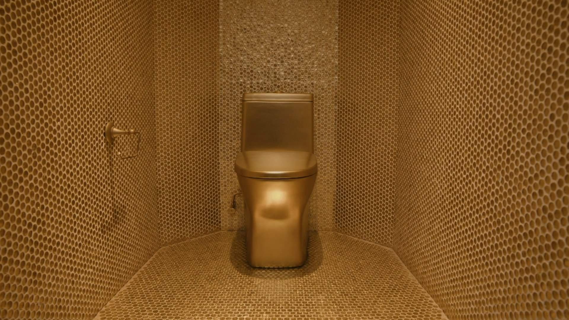 توالت طلای خانه‌ی ساول گودمن