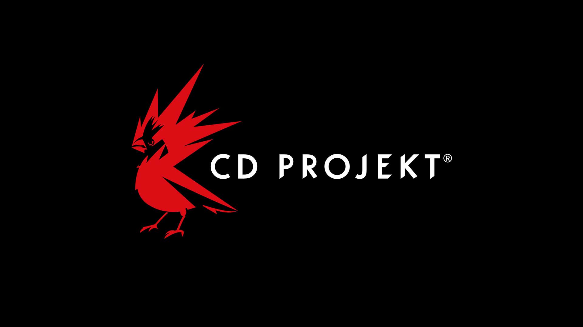 لوگو قرمز شرکت لهستانی CD Projekt (سی دی پراجکت)، سازنده سری بازی ویچر و سایبرپانک 2077