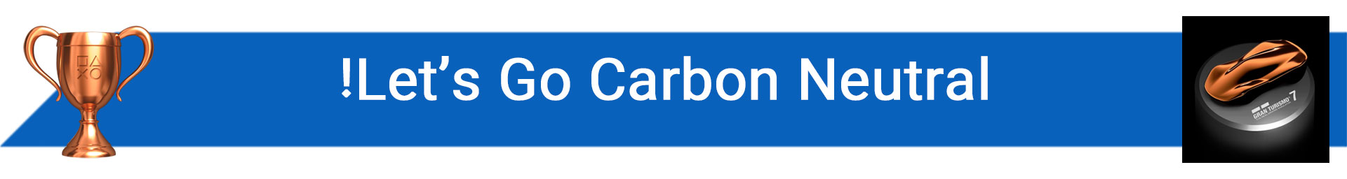 تروفی Let’s Go Carbon Neutral!