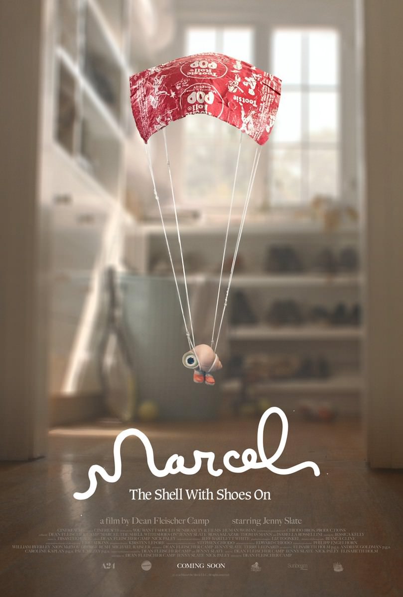 اولین پوستر انیمیشن Marcel the Shell with Shoes On
