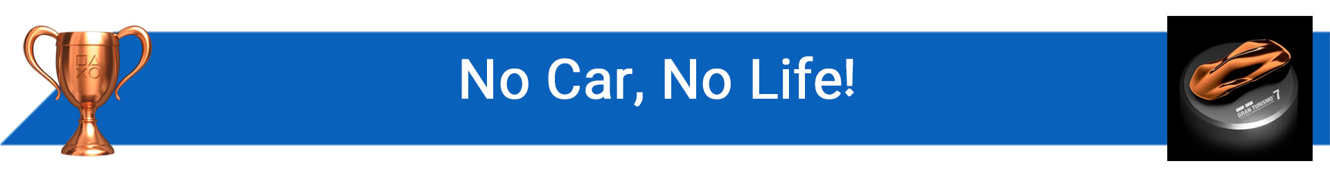 تروفی No Car, No Life!