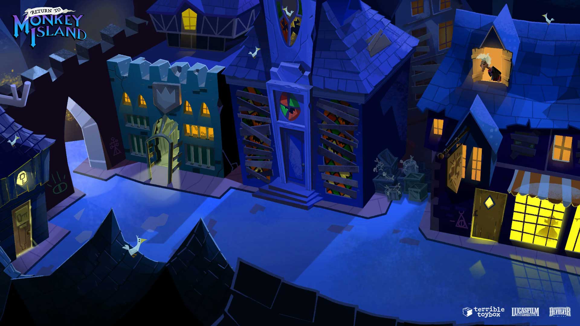یک اسکرین شات از بازی Return to Monkey Island استودیو Terrible Toybox 