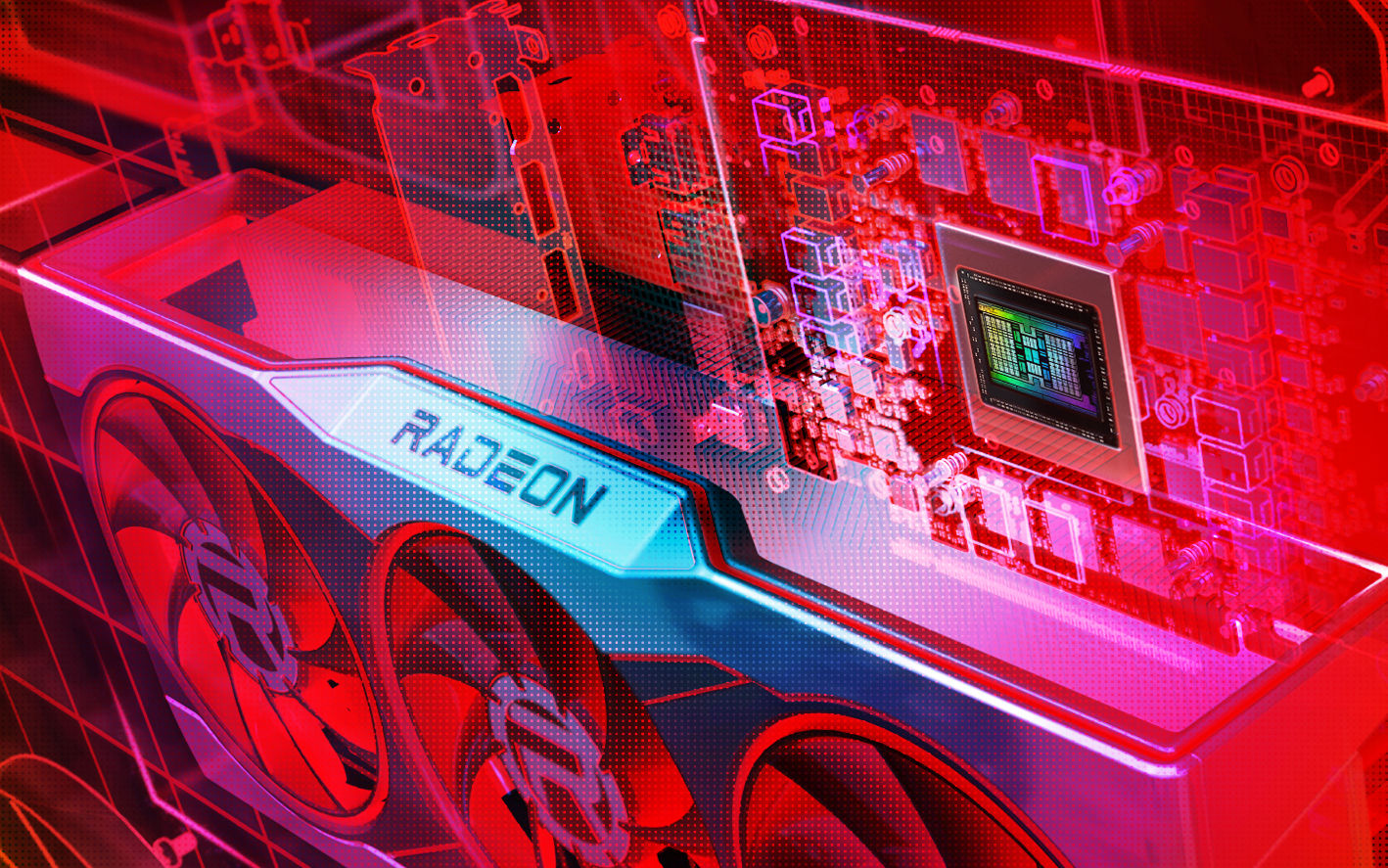 تصویر شماتیک از کارت گرافیک AMD Radeon RX 7000