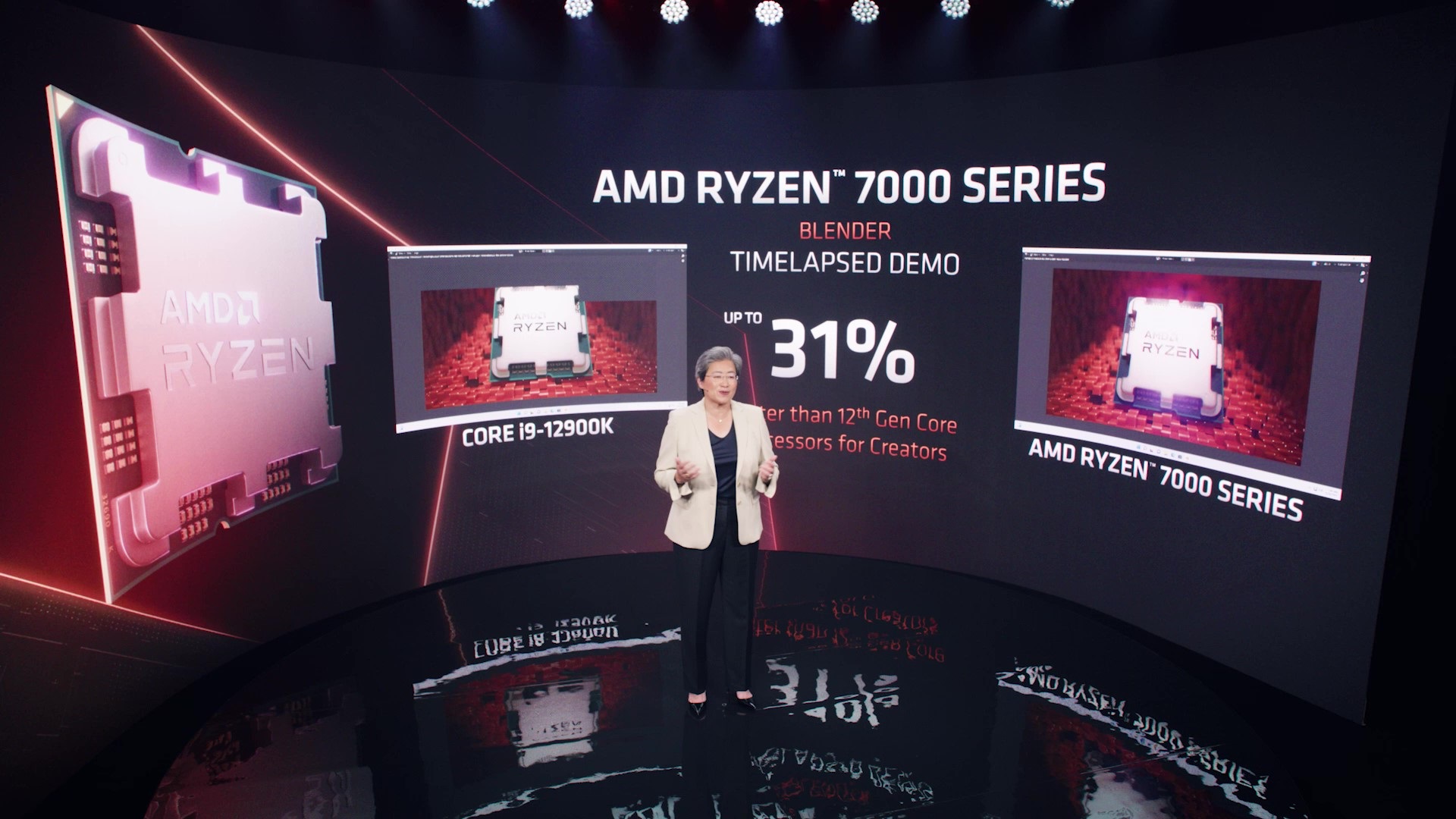 رونمایی از پردازنده‌های  AMD Ryzen 7000؛ برتری ۳۱ درصدی بر بهترین CPU اینتل