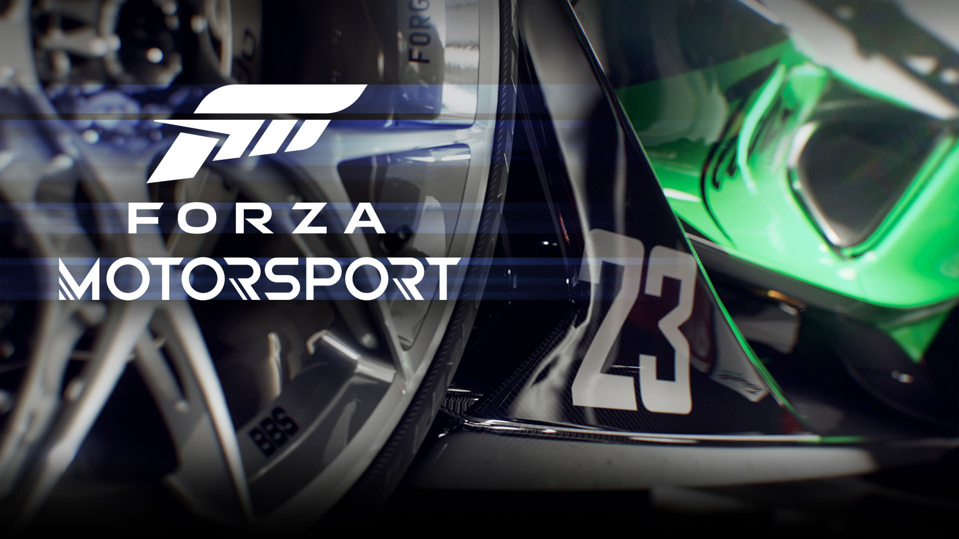 لوگو ریبوت بازی Forza Motorsport با ماشین