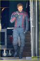 کریس پرت در نقش استار لرد با ظاهر کلاسیک نگهبانان کهکشان در فیلم Guardians of the Galaxy Vol. 3