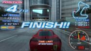 ماشین قرمز در بازی Ridge Racer 2