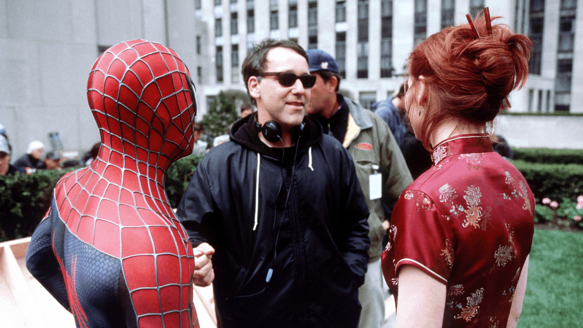 سم ریمی، توبی مگوایر و کریستن دانست در فیلم مرد عنکبوتی 1