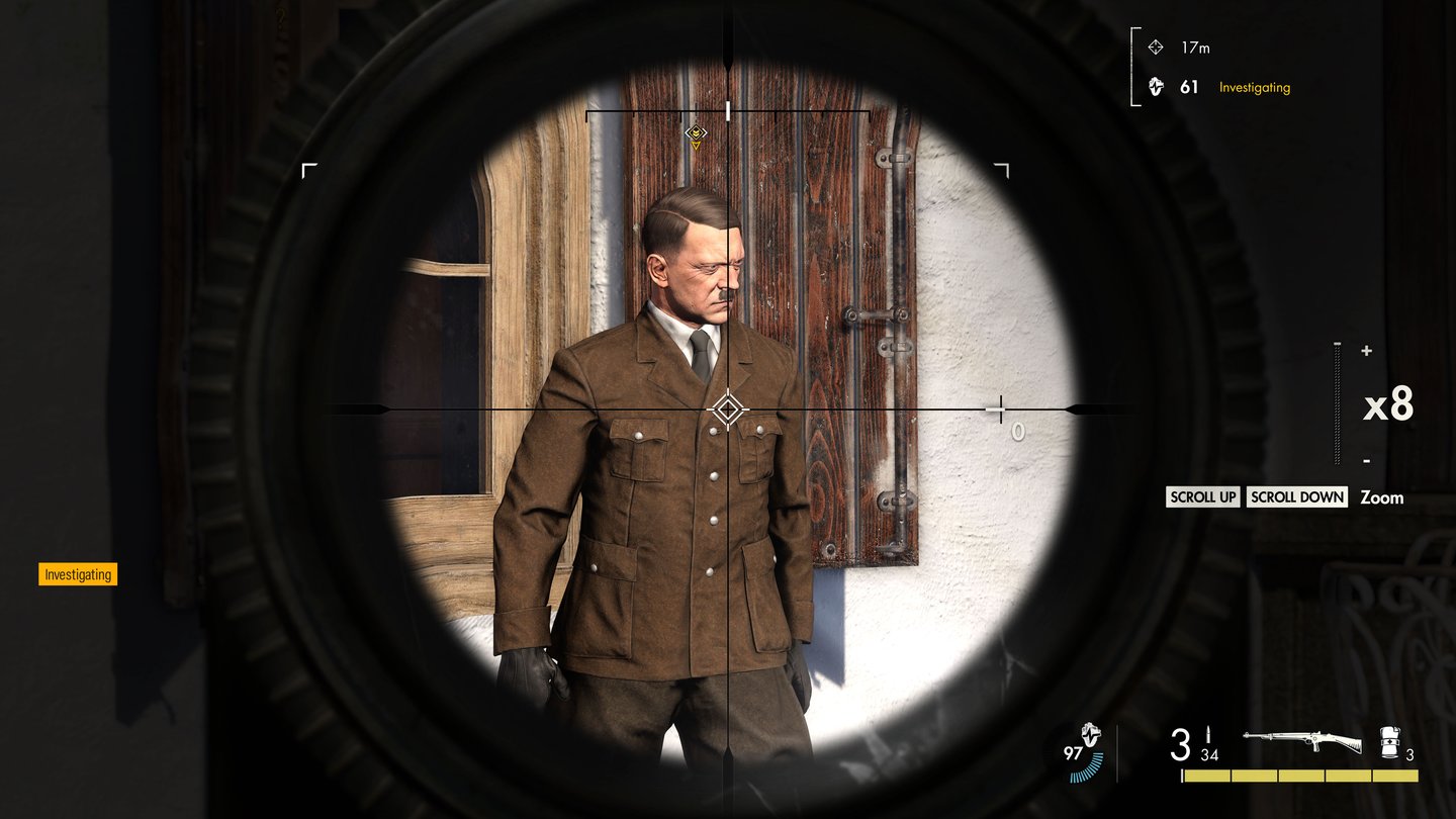 هدف قرار دادن هیتلر در بازی Sniper Elite 5