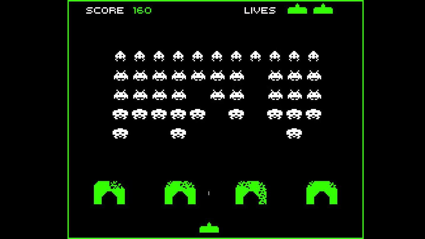 گیم پلی بازی آرکید Space Invaders