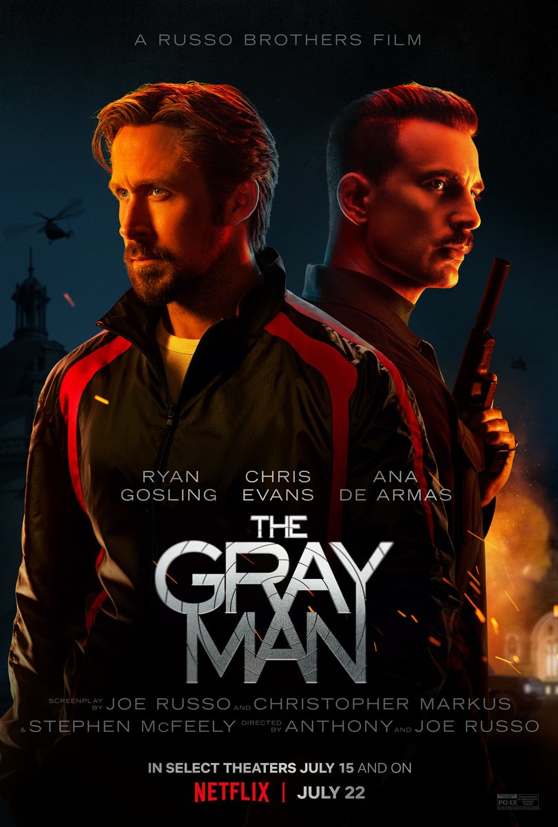 پوستر رسمی فیلم The Gray Man