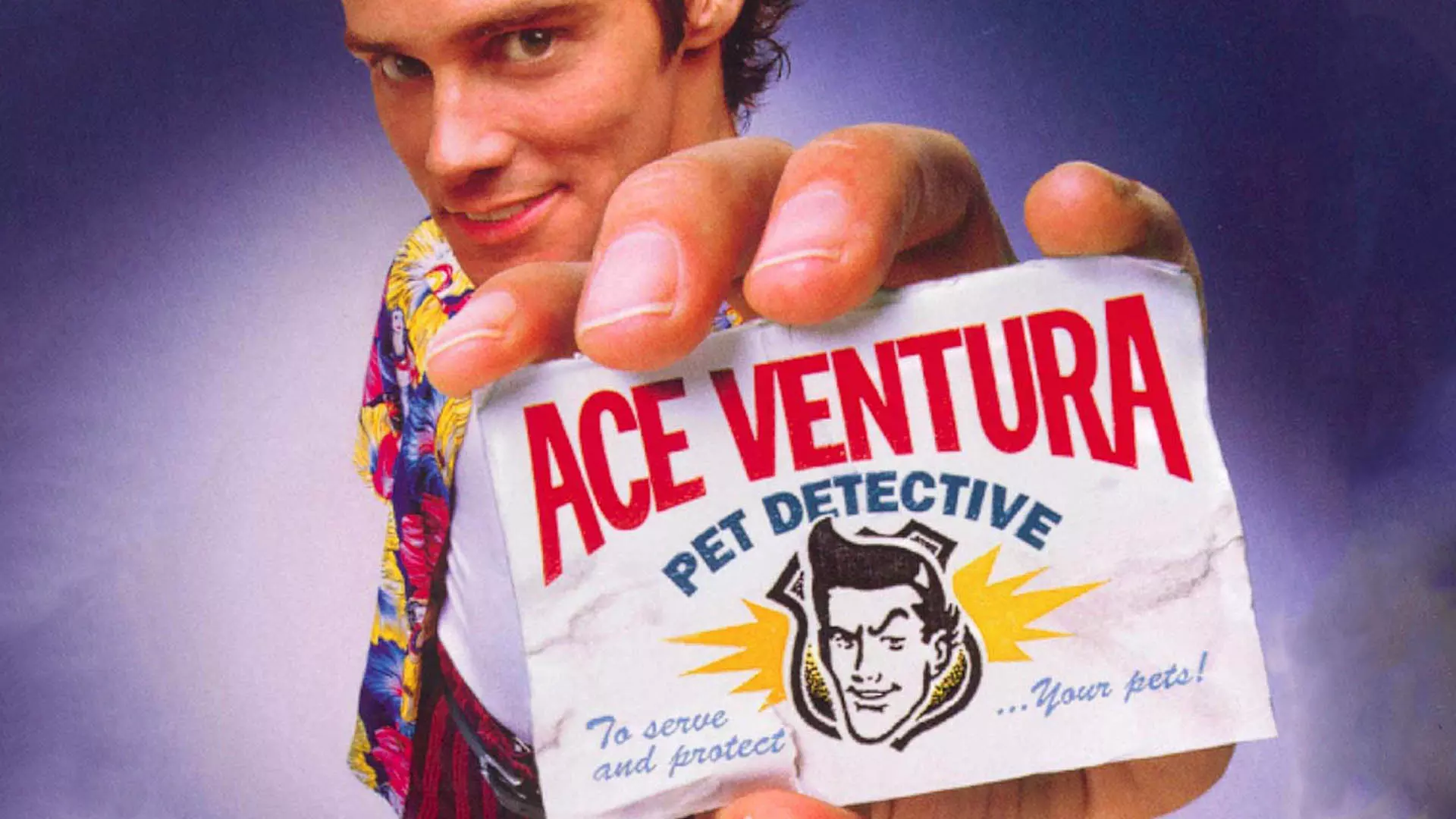 کاور سینمایی فیلم Ace Ventura: Pet Detective با حضور جیم کری