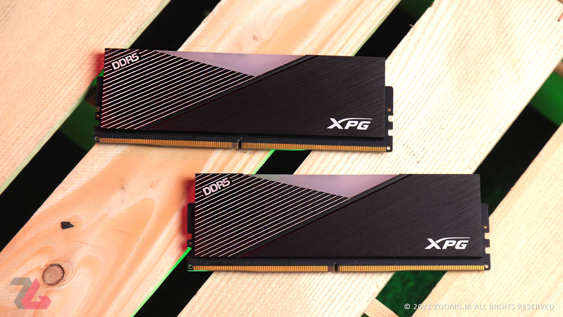کیت ۱۶ گیگابایتی رم DDR5‌ برند XPG مدل Lancer RGB 