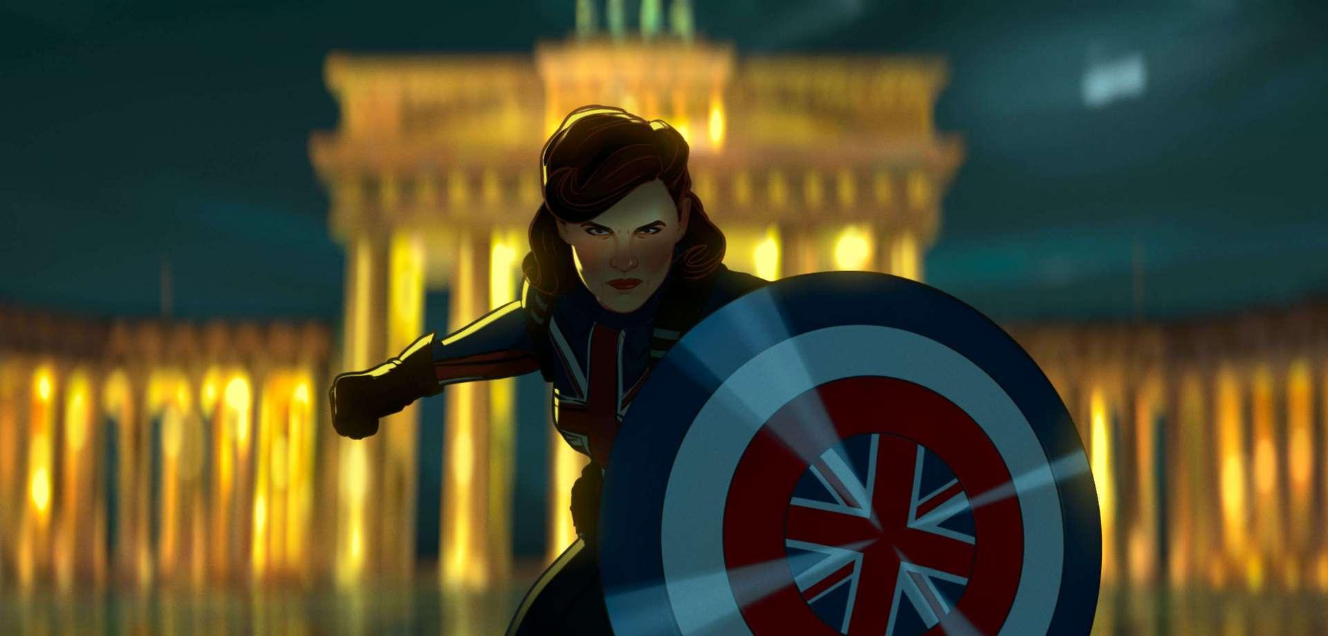 تصویری از کاپیتان کارتر در انیمیشن وات ایف