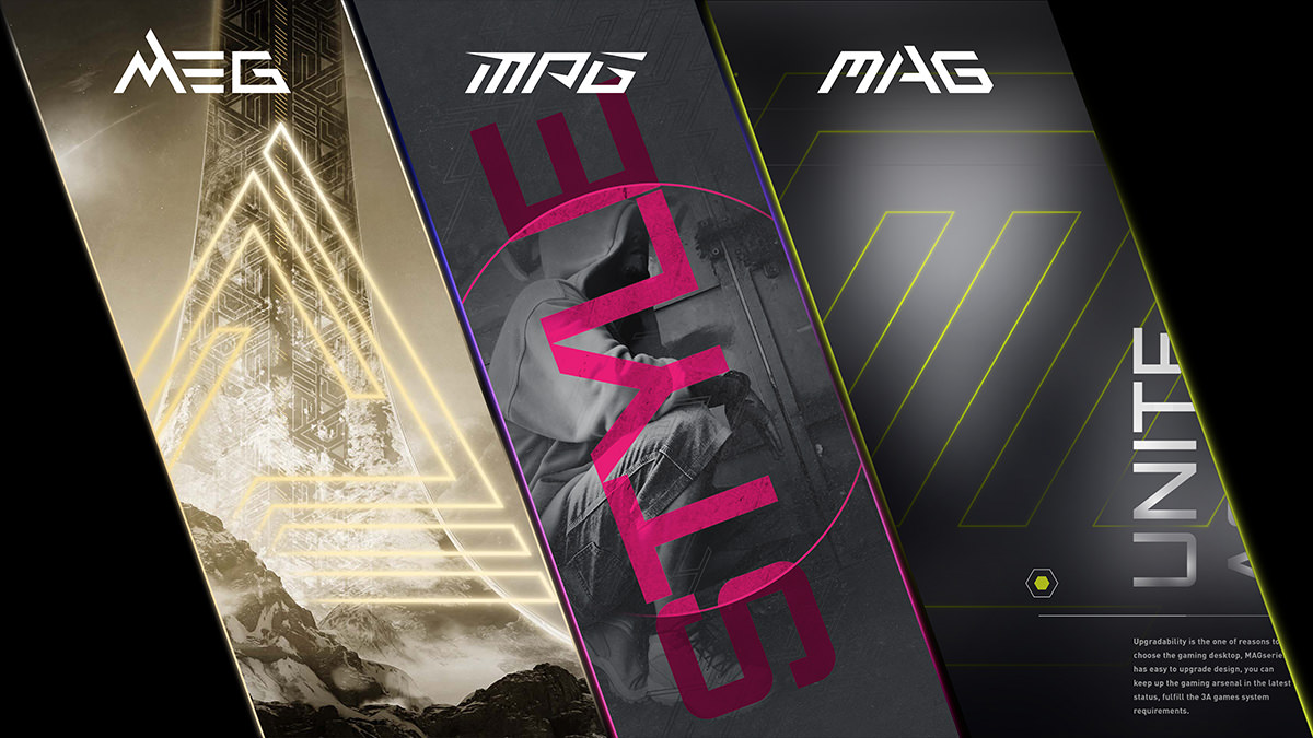 رونمایی MSI Gaming از نمادهای جدید برای سری‌های MEG، MPG و MAG