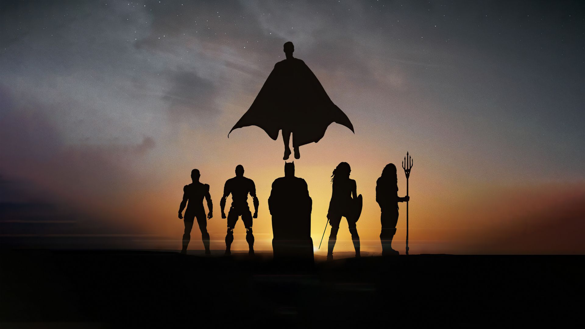 اعضای لیگ عدالت در فیلم Justice League