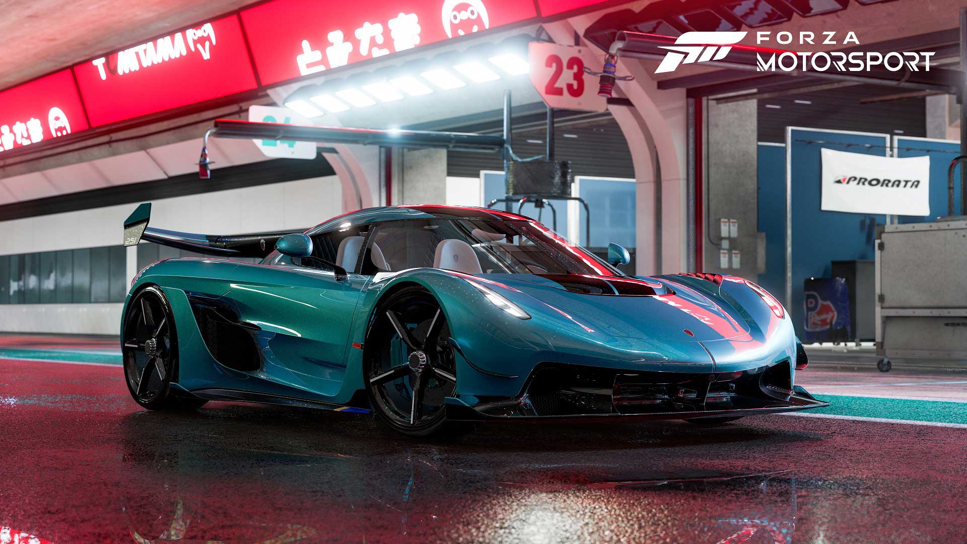 نورپردازی زیبا و رنگ جذاب ماشین در بازی Forza Motorsport