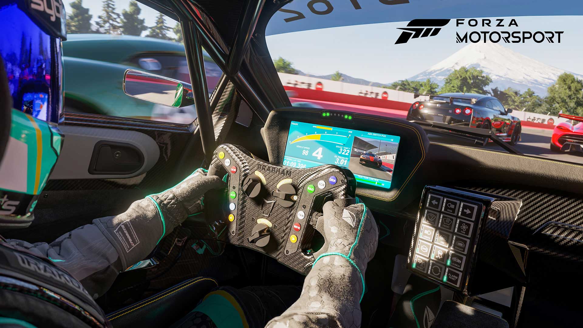 جزئیات داخل اتومبیل در اسکرین‌شات رسمی بازی Forza Motorsport
