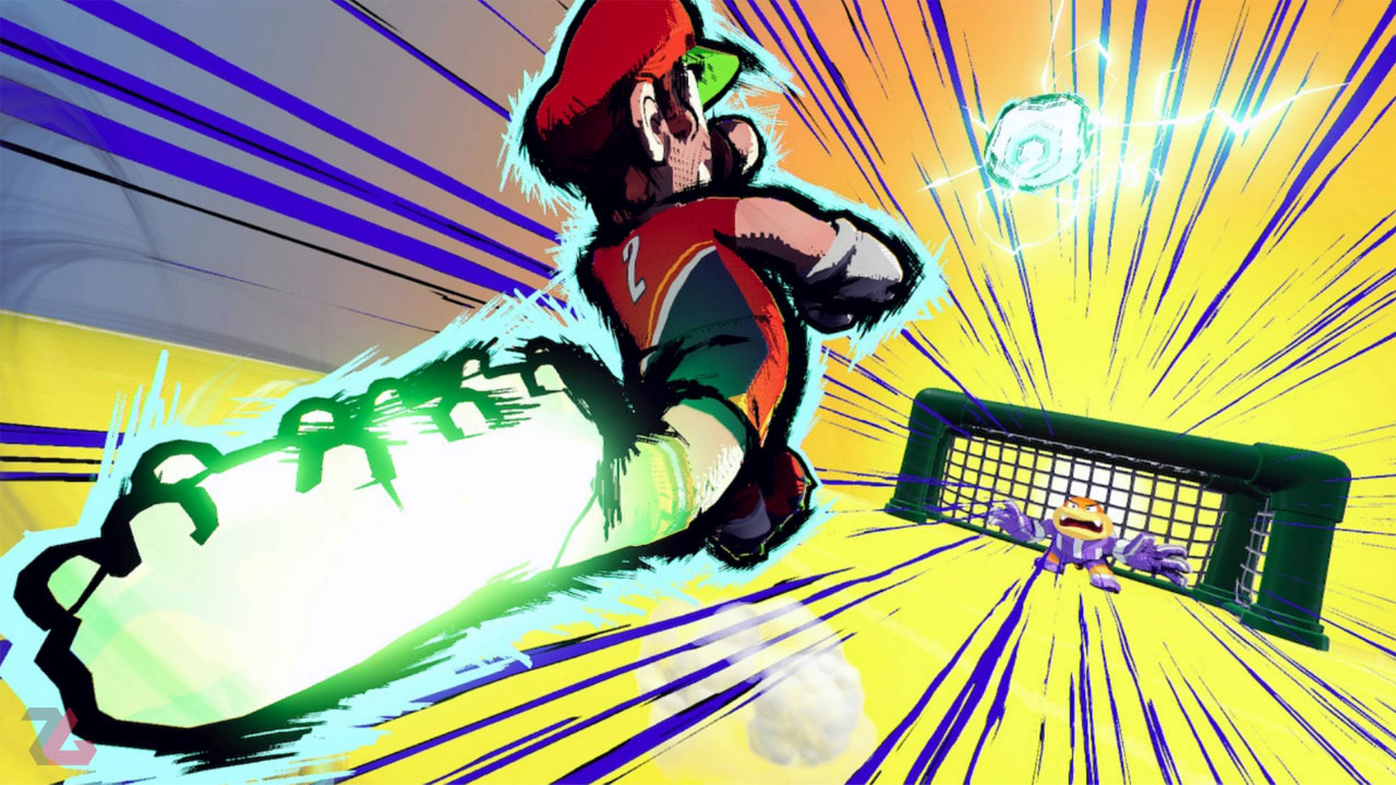 سوپر شوت لوئیجی در Mario Strikers: Battle League