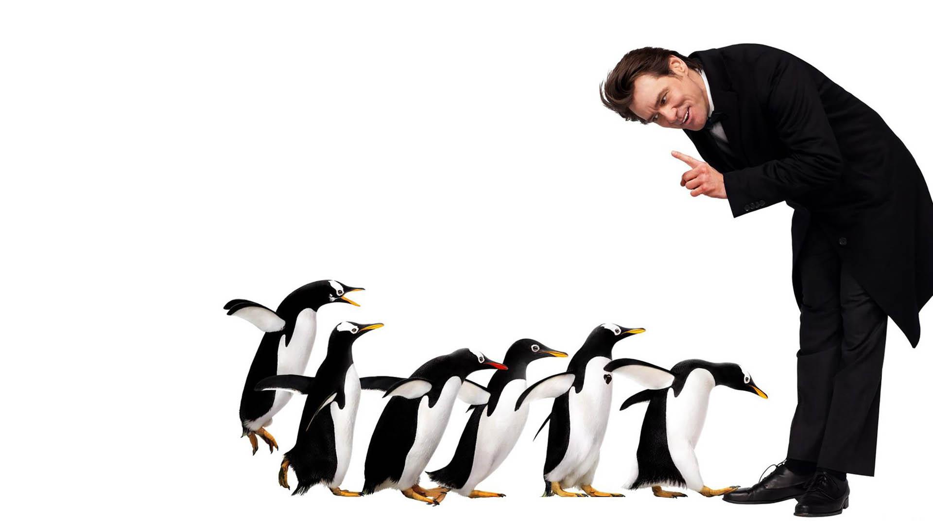 کاور سینمایی فیلم Mr. Popper's Penguins با حضور جیم کری
