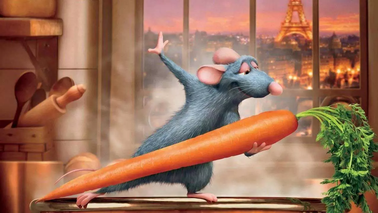 رمی در انیمیشن موش سرآشپز یا راتاتویی