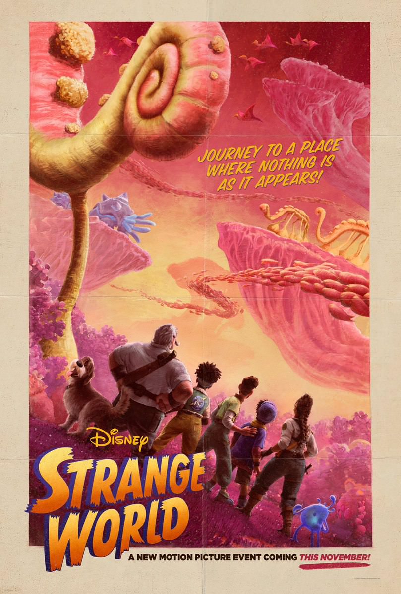 اولین پوستر انیمیشن Strange World دیزنی